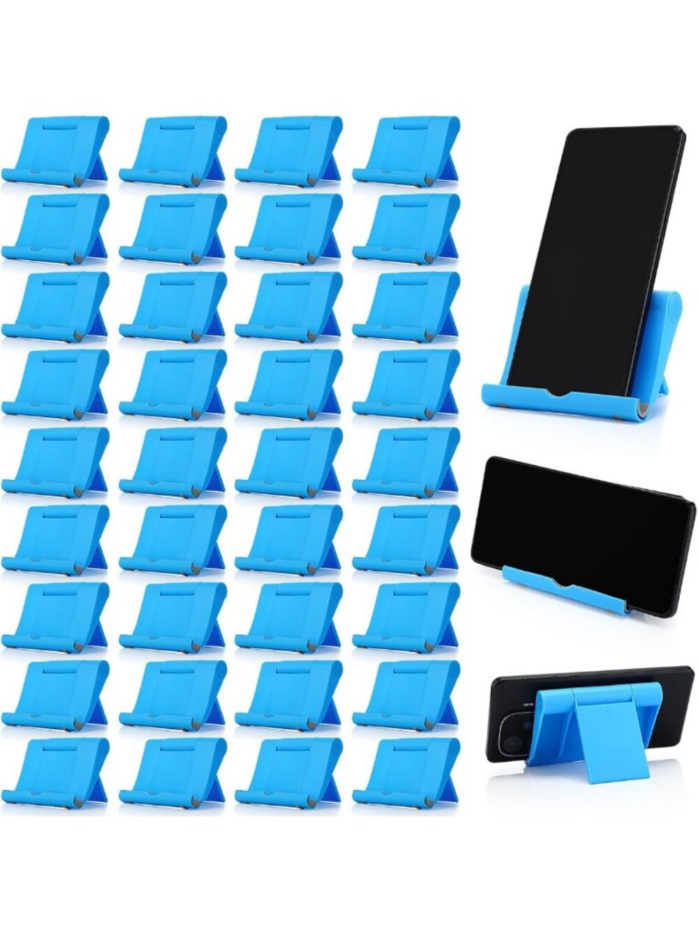 36 Pcs Adjustable Foldable Cell Phone & Tablet Stands - Multi-Angle Holder